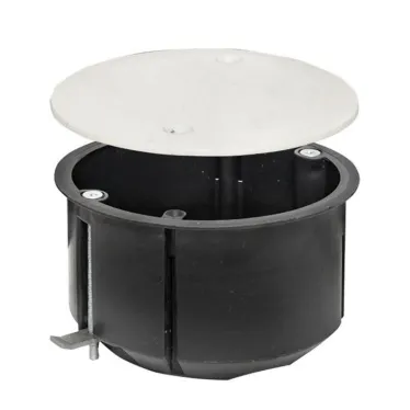 Коробка универсальная установочная КМП-020-026 с металлическими лапками и крышкой (68х45) PROxima