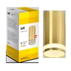 LIGHTING Светильник 4005 накладной потолочный под лампу GU10 золото IEK