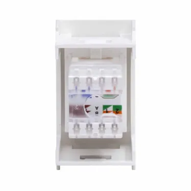 VIVA Розетка компьютерная RJ45 категория 6 1 модуль белая