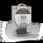 Лента светодиодная LED 5050/60-SMD 12 Вт/м 780 лм/м RGB DC 12В IP65 10мм комплект лента и драйвер (блистер 5м) Basic Gauss