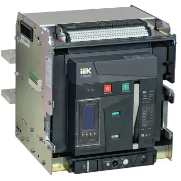 ARMAT Воздушный автоматический выключатель выдвижного исполнения 3P типоразмер E 100кА 2500А расцепитель TY с комплектом аксессуаров 220В: мотор привод катушка включения катушка отключения
