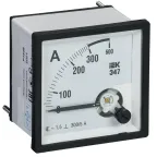Амперметр Э47 300/5А 96х96 AC включение через трансформатор (класс точности 1.5)
