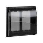 Connect Рамка на 2 S-модуля с крышкой к монт.коробке SBM250, Сима Про, графит