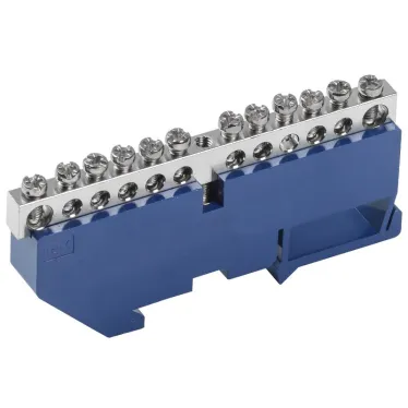 Шина N ''ноль'' на DIN-изоляторе Ni ШНИ-6х9-12-Д-С