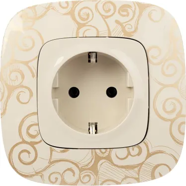 Valena ALLURE Рамка 1 пост Нарцисс золото универсальная