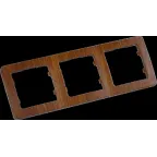 MASTER Рамка на 3 поста, дуб