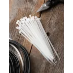 Хомут P6.6 стандартный белый 3.6x180 (100шт) FlexLock PROxima