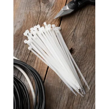 Хомут P6.6 стандартный белый 3.6x180 (100шт) FlexLock PROxima