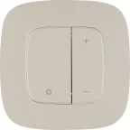 Valena ALLURE Рамка 1 пост слоновая кость универсальная