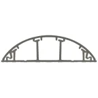 Кабель-канал KK-70-16-FGС напольный серый бетон RAL 7023 70х16мм 42м