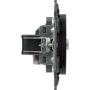 Valena ALLURE Розетка ТВ c топологией звезда 0-2400 МГц С лицевой панелью Антрацит