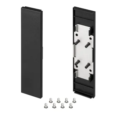 Заглушка SL-LINE-25100-DUAL BLACK глухая (пластик)