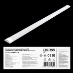 Светильник светодиодный ДПО 36 Вт 3200 лм 4000К AC 220В IP40 1192х75х25мм матовый опал WLF-2 Gauss