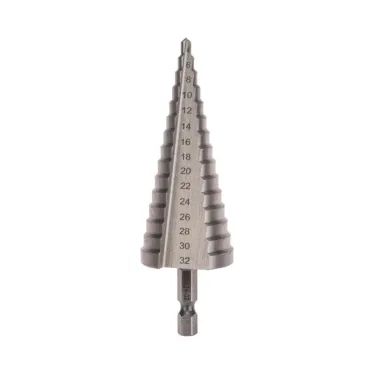 Сверло по металлу ступенчатое 4.0-32.0 мм 102 мм 62 HRC