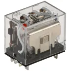 Реле промежуточное 12В DC 4пк 10A РЭК77/4 с индикацией