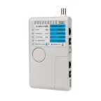 Тестер кабеля универсальный 5 в 1 RJ-45+RJ-11+1394+USB+BNC 3468,