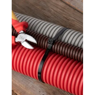 Хомут P6.6 стандартный черный 7.6x350 (100шт) FlexLock PROxima