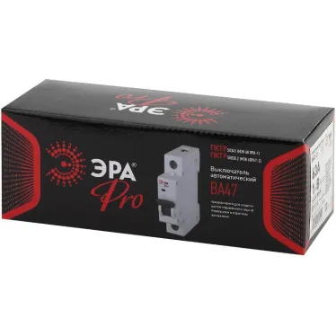 Выключатель автоматический PRO NO-900-82 ВА47-29 1P 63А кривая B 4,5кА ЭРА