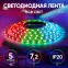Светодиодная лента LS5050-7,2-30-12-RGB-IP20-2year-5м 12В