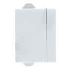 Прага Розетка 10А без заземления IP44 белая