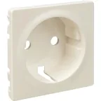 Valena LIFE Лицевая панель розетки 2К+З Белая