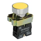 Кнопка управления LAY5-BA51 без подсветки желтая