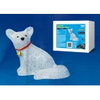 Фигура светодиодная Лисенок 32 светодиода 32,5*22*25 см цвет свечения-белый IP20 ULD-M3225-032/STA WHITE IP20 FOX