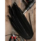 Трубка термоусаживаемая ТУТ нг 10/5 черная в отрезках по 1м PROxima