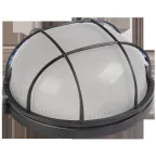 Светильник НПП1102 черный/круг с реш.100Вт IP54 IEK