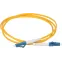 Патч-корд оптический соединительный (шнур коммутационный) для одномодового кабеля (SM) 9/125 (OS2) LC/UPC-LC/UPC одинарного исполнения (Simplex) LSZH 2м
