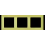 Valena LIFE Рамка 3 поста лайм универсальная