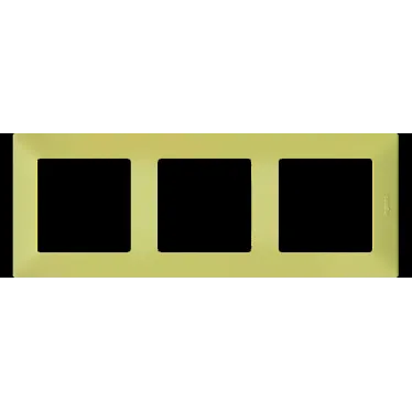 Valena LIFE Рамка 3 поста лайм универсальная