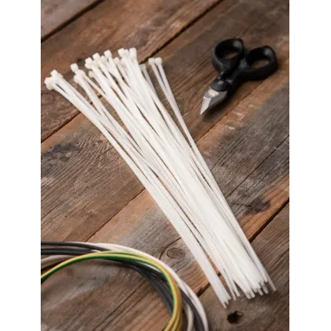 Хомут P6.6 стандартный белый 3.6x370 (100шт) FlexLock PROxima