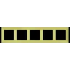 Valena LIFE Рамка 5 постов лайм универсальная