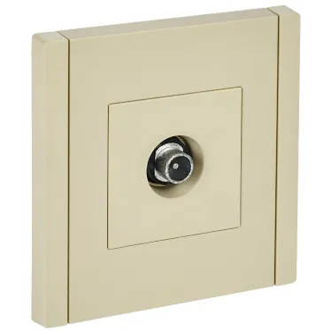 FORTE@PIANO Розетка TV проходная FP429 ваниль IEK