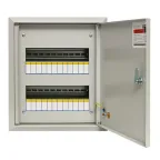 Щит распределительный встраиваемый ЩРв-24з IP30 390х340х120 с замком