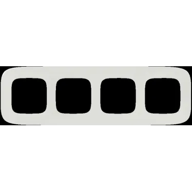 Valena ALLURE Рамка 4 поста жемчуг универсальная