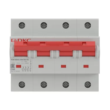 Выключатель автоматический модульный YON MD125 3P+N 100А C 20kA
