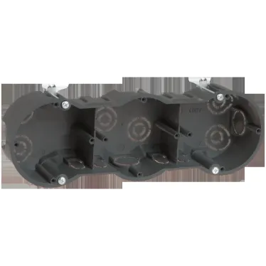 Коробка установочная 212х70х45мм 3-х местная для твердых стен