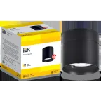 LIGHTING Светильник 4014 накладной потолочный поворотный под лампу GX53 черный IEK
