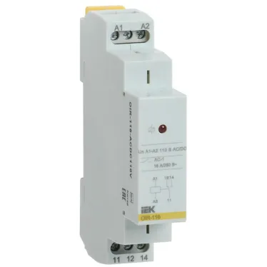 Реле промежуточное OIR 1 конт (16А). 110 В AC/DC