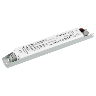 Блок питания ARV-SP-24030-LINEAR-PFC-DALI2-PD (24V, 1.25A, 30W) (ARL, для светодиодных лент, диммируемый, IP20 металл, 5 лет)