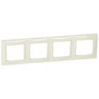 VALENA Рамка 4 поста горизонтальная слоновая кость