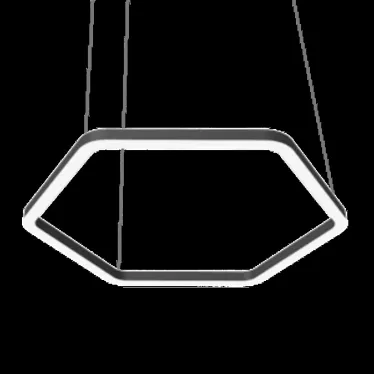 Светильник светодиодный ДСО-78Вт 3000К Enso G черный