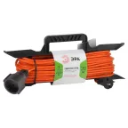 Удлинитель силовой на рамке без заземления 1 розетка 20м ПВС 2х1мм2 UFx-1-2x1.0-20m ЭРА