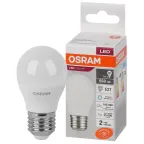 Лампа светодиодная LED 7 Вт E27 6500К 560Лм шарик 220 В (замена 60Вт) OSRAM