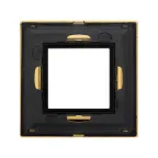 Рамка из металла, ''Avanti'', золотая, 2 модуля