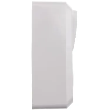 ЭТЮД Блок открытой установки Розетка с заземлением со шторками + Выключатель двухклавишный белый