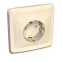 ЭТЮД Розетка скрытая с заземлением со шторками бежевая
