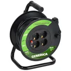 Удлинитель силовой УК20 с термозащитой 4 места 2P+PE/20м 3х1.0мм2 GENERICA